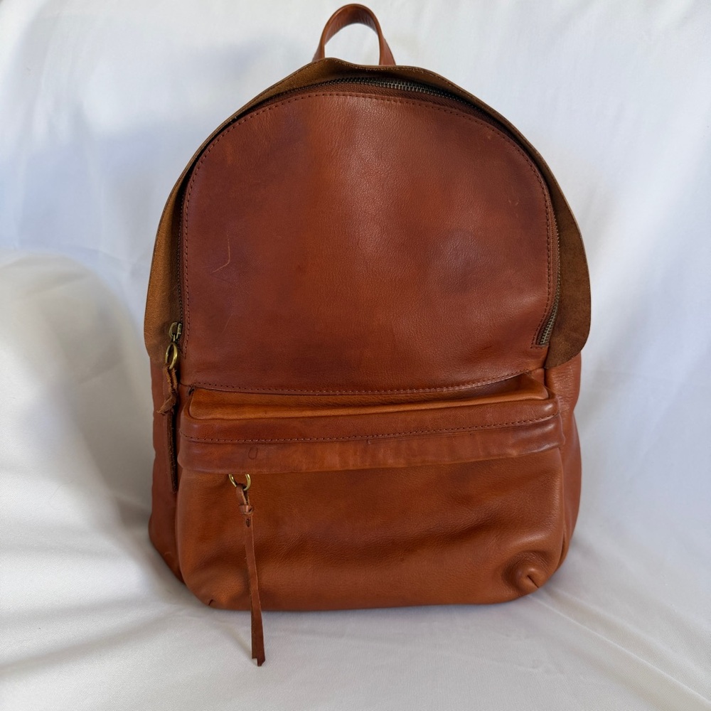 Madewell Brown Leather Backpack